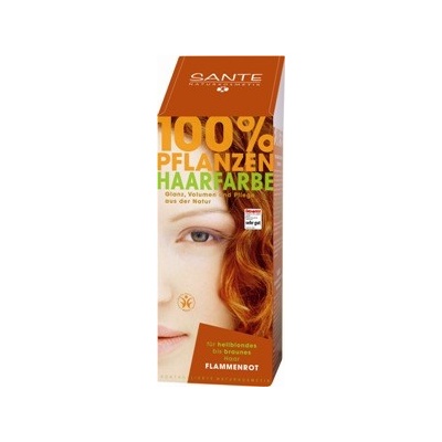 Sante prášková farba na vlasy ohnivočervená 100 g