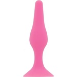 Glam Малък анален разширител от 100% силикон Glamy Soft Plug S розов