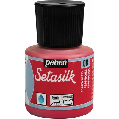 Barva na hedvábí PÉBÉO Setasilk malinová 45 ml – Sleviste.cz