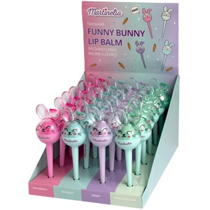 Aquarius Cosmetic Детски балсам за устни Martinelia - Funny Bunny, заек, асортимент