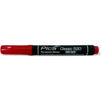 PICA Fixka s okrúhlym hrotom - červená 1-4mm
