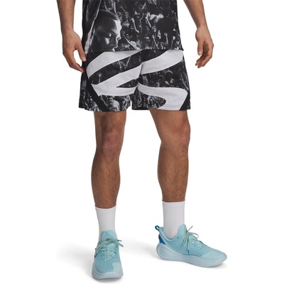 Under Armour Мъжки къси панталони Under Armour Curry Signature Sub Basketball Shorts Mens - Black/White