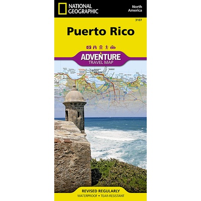 mapa Puerto Rico 1:125 t. NG voděodolná
