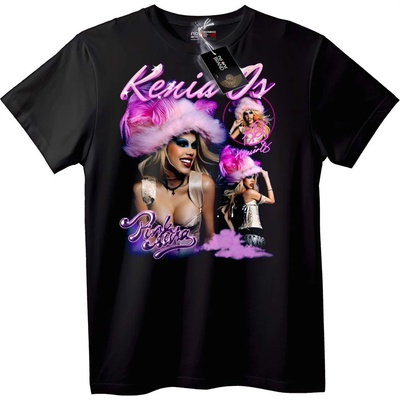 NOONEBRAND Тениска Keria Ds Розова Сестра - XL, Black