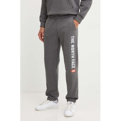 Спортен панталон The North Face Pant Varsity Graphic в сиво с принт NF0A89DPDYY1 (NF0A89DPDYY1)