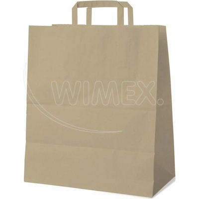 Wimex Papierová taška hnedá 45+17x48 cm (25 ks)