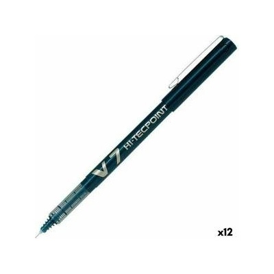 Pilot Писалка с течно мастило Pilot V-7 Hi-Tecpoint Черен 0, 5 mm (12 броя)