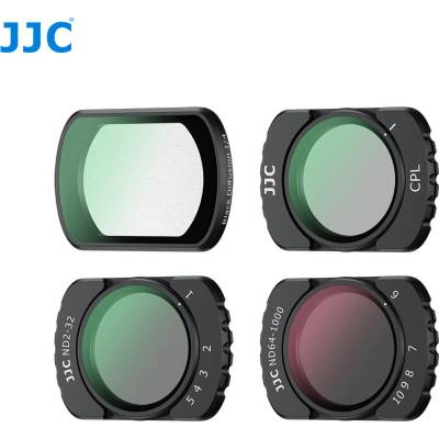 JJC F-PK4NDV, Set filtrů CPL, ND2-32, 1/4 Black Mist, ND64-1000 pro DJi Osmo Pocket 4/3