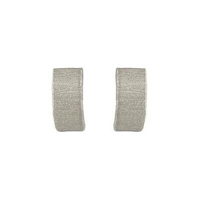 Infinitysilver stříbrné náušnice satinované obloučky OE142
