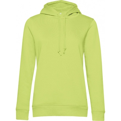 B & C Collection dámská mikina s kapucí Inspire Hooded women limetková