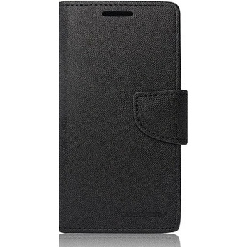 Pouzdro MERCURY Fancy Diary Huawei Y6 2017 černé