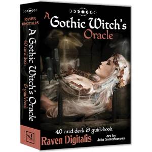 Crossed Crow Books Оригинални карти Оракул Gothic Witch's Oracle - Raven Digitalis, John Santerineross