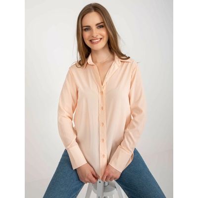 Lakerta Shirt-LK-KS-508148.12P-Peach krémová