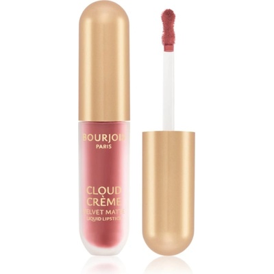 Bourjois Cloud Crème Velvet Matte ултра матиращо течно червило цвят 04 I Love Mocha 3.1ml