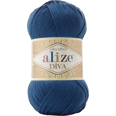 Alize příze Diva 279 tmavě modrá
