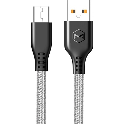 Xmart Micro USB кабел Xmart Warrior Series, 1м, Сив (6590)