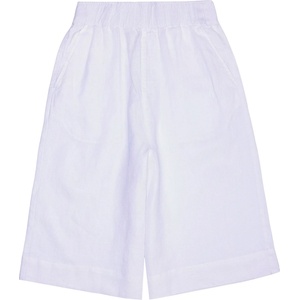 KnowledgeCotton Apparel Дамски къси панталони Knowledgecotton apparel Women's Eve Culotte High-Rise Wide Shorts - Bright White (112-3722-0113)