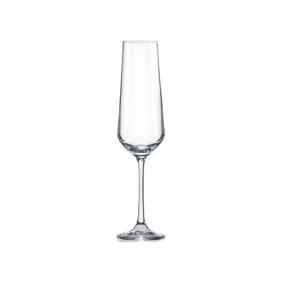 Bohemia Crystalex Комплект 6 бр. чаши за пенливи вина Bohemia Crystalex Siesta 180 мл (0109127-4GA06-CX38)