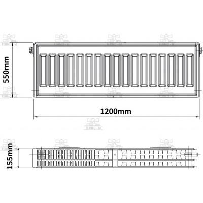 Korado 33R 550 x 1200