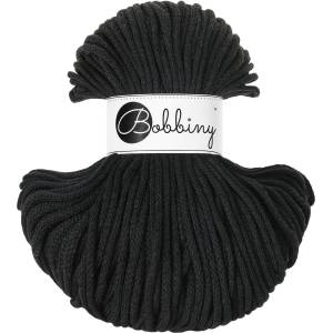 Bobbiny Classic 4 mm 100 m Black юта (CX-E009)