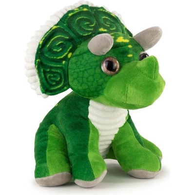 Barrado Динозавър трицератопс зелен плюшена играчка 27см