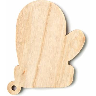 Drevená vianočná dekorácia - 5 ks v balení - - 5 ks v balení 7.5 x 9.8 cm