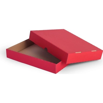 Krabička dno + víko 322×241×51 mm - červená
