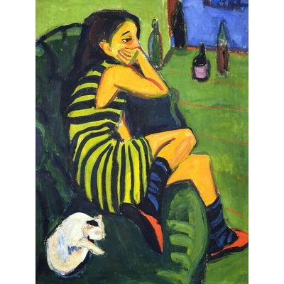 Plagát, Obraz - Artist Marcella, Ernst Ludwig Kirchner, 30 × 40 cm