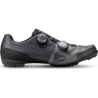 SCOTT Мъжки обувки за gravel колоездене Scott Gravel RC Cycling shoes - Matt Black / Anthracite Grey - размер 44 (EU) (036-1012-0118)