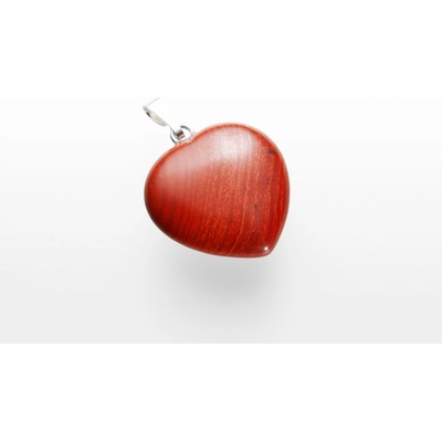 Svět Kamenů Jaspis červený srdíčko přívěsek 00151665