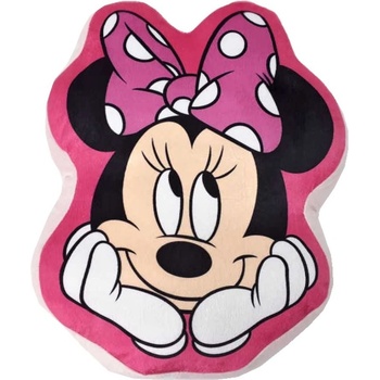 Setino Tvarovaný 3D vankúš s tvárou Minnie Mouse Disney 34 x 27