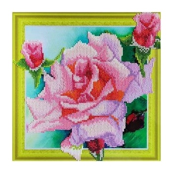 Collection D'Art Collection D`art - Картина с частична диамантена мозайка - Роза (AX303007)