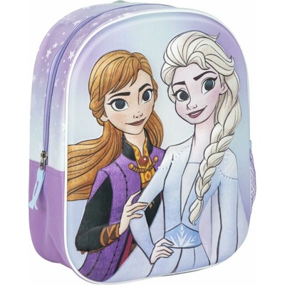 DETSKÝ PREDŠKOLSKÝ BATOH 3D JEDNOKOMOROVÝ FROZEN Ľadové kráľovstvo 31cm