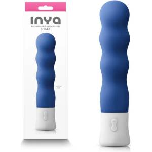  Пулсиращ вибратор, иновативна технология, 17, 5см. - INYA Shake Blue (NSTOYS0902)