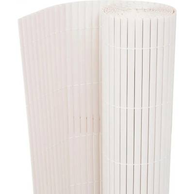 Oboustranný PVC plot do zahrady 150x300 cm Bílý