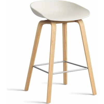 Hay AAS 32 Low lacquered oak veneer / melange cream