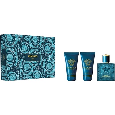 Versace Eros Комплект (EDT 50ml + AS Balm 50ml + SG 50ml) за Мъже