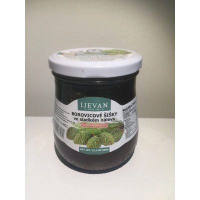 Ijevan Borovicové šišky ve sladkém nálevu 600 g