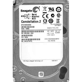 Seagate Constellation 1TB, 2,5'', SAS, 7200rpm, 64MB cache, ST91000640SS