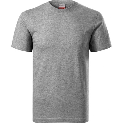 Rimeck tričko Base R06 krátký rukáv unisex MAL-R06GM13 melír šedé tmavé
