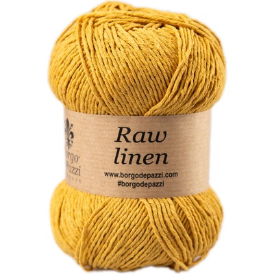 Borgo de' Pazzi Raw linen 209 Hořčicová