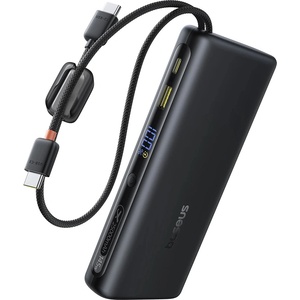 Baseus Външна батерия Baseus EnerFill FC41 (E0028H03) - бързо зареждане, дигитален дисплей, 145W, 25000mAh - Черен (Cosmic Black)