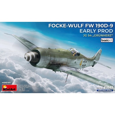 MiniArt Focke-Wulf FW 190 D-9 Early Production JG 54 „Grünherz“ basic kit 1:48