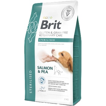 Brit Veterinary Diets Dog Sterilised - За Кастрирани Кучета със Сьомга и Грах