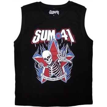 Sum 41 Риза All Killer No Filler Skeleton Unisex Black 2XL (SUMTANK26MB05)