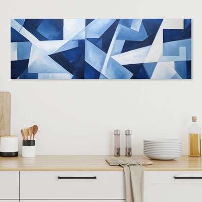 Obraz na plátně - Šepot větru, Abstrakce FeelHappy.cz Rozměr obrazu (Šířka x Výška): 60 x 20 cm