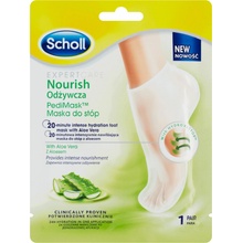 Scholl Vyživujúce maska na nohy s aloe vera Expert Care (Foot Mask) 1 pár