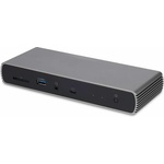LMP USB-C ThunderDock - мултифункционален хъб за свързване на допълнителна периферия за компютри с USB-C (тъмносив)