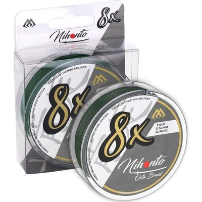 Mikado Nihonto Octa Braid Zelená 150m 0,06mm/4,15kg