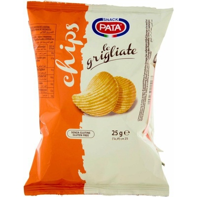 Pata grilované chipsy vrúbkované 6x25 g